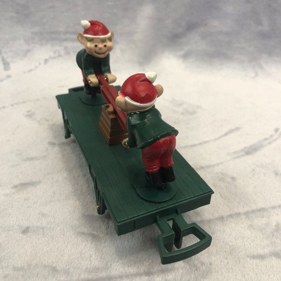 1993 Toy State North Pole Christmas Magic Express Animated Elf Elves Train Car - Picture 4 of 8